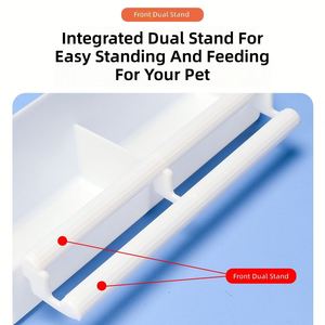 Comedero Rectangular Ecológico de Plástico para Loros y Pájaros - Tazón Colgante para Comida con Accesorios para Jaulas - Product Image 4