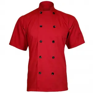 Unisexe hôtel Restaurant Chef chemise À Manches Longues uniforme personnel cuisinier vêtements conception de vêtements d'hôtel