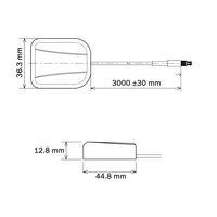 Antenne GPS/GNSS active multi-fréquences de haute qualité Conforme à la norme RoHS Modèle ARKNAV A-186 MCX Taïwan