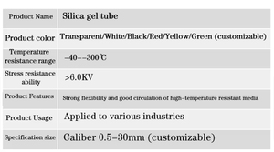 Tubo de Silicona - Tubo de Agua de Goma de Silicona Elástica Resistente a Altas Temperaturas - Tubo de Silicona Flexible y Transpirable - Product Image 3