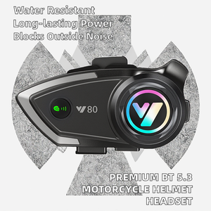 Auriculares de Motocicleta de Alta Calidad con <span class=keywords><strong>Kit</strong></span> <span class=keywords><strong>Manos</strong></span> <span class=keywords><strong>Libres</strong></span> Inalámbrico Estéreo 5.3, Cancelación Activa de Ruido LED, Resistentes al Agua IPX-6 - Product Image 5