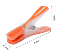 Pinces à linge multifonctionnelles en plastique écologique, souples, avec poignée en caoutchouc souple, durables, clips robustes, pinces à linge résistantes au vent