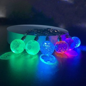Esfera de Cristal Transparente K9 Personalizada con Grabado Láser Interno, Linterna LED, Bombilla de Colores, Llavero de Cristal, Anillos para Llaves - Product Image 6