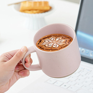 แก้วเซรามิกขนาดใหญ่ 360 มล. 12 ออนซ์ แบบกำหนดเองได้ สำหรับดื่มน้ำ นม กาแฟ ใช้ในบ้าน เหมาะสำหรับมื้อเช้า - Product Image 1