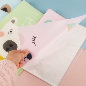 Classeur A4 en plastique à motifs de dessins animés mignons, organiseur de papeterie pour étudiants, pochette de rangement pour maternelle, 10, 20, 30, 40, 60 pages - Product Image 2