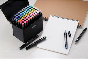 30/60/168/204 pezzi/set pennarello personalizzato set pennarello pennarello marcadori colore arcobaleno permanente con borsa in tela - Product Image 3