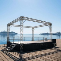 Carrusel para parque de atracciones al aire libre, marco de hierro, concierto, soporte para Dj, escenario, techo ligero, armazón de aluminio para eventos