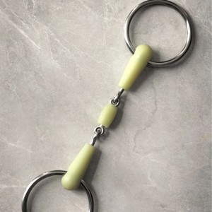 Museruola per Cavalli in Acciaio Inossidabile 135mm Gusto Mela Forniture Equestri - Product Image 1