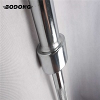 Barre d'haltères incurvées Bar Gym utilisé Fitness Chrome Barbell 1 ''et 2'' droit maison personnalisé unisexe anti-dérapant Barbell 20kg BODONG