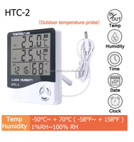 Alat Ukur Suhu dan Kelembapan Digital LCD HTC-2/HTC-1