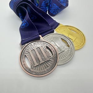 Medallas de acabado de carreras deportivas de metal personalizadas 2D 3D personalizadas placas de trofeos TARAZ Medic de boxeo de resistencia - Product Image 5