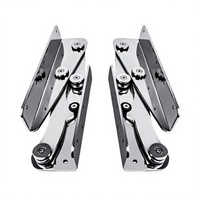 Nouveau support de siège pliable en acier inoxydable 316, charnière marine pour bateau, yacht, camping-car, remorque, siège-banc pliable, rénovation/amélioration