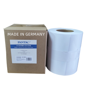 Rouleau de papier <span class=keywords><strong>photo</strong></span> FANTAC RC anti-rayures 250gsm brillant 5/<span class=keywords><strong>6</strong></span> pouces impression jet d'encre pour mini imprimante de laboratoire sèche Fuji DX100 Epson D700 - Product Image 1