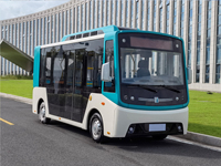 Autobus urbain chinois de 12 places, autonomie totale de 150 km, autobus électrique avec double porte électrique à ouverture automatique, autobus de passagers d'occasion à vendre