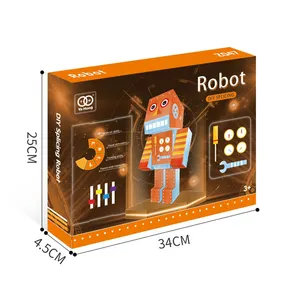 Jeu de famille 3D épissage carton bricolage assemblage Robot jouet pour les filles