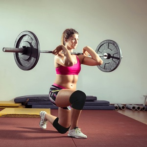 Genouillères <span class=keywords><strong>de</strong></span> <span class=keywords><strong>musculation</strong></span> personnalisées <span class=keywords><strong>de</strong></span> haute qualité avec logo pour femmes, respirantes, durables et <span class=keywords><strong>élastiques</strong></span> - Product Image 6