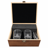 Ensemble de 2 verres à whisky personnalisés avec logo gravé, verres à bourbon pour les demoiselles d'honneur, les mariages, les anniversaires et les cadeaux pour bar à domicile