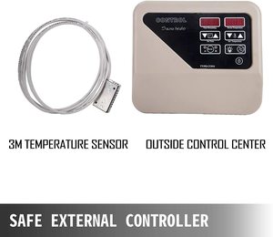 <span class=keywords><strong>Stufa</strong></span> asciutta 220V-240V di Sauna del bagno di vapore del radiatore 9KW di Sauna stanza domestica elettrica di Sauna dell'hotel del regolatore esterno - Product Image 3