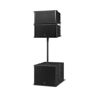 LCA-112Single sistem Line Array aktif 18 inci, peralatan suara luar dan dalam ruangan, sistem suara Pro Audio
