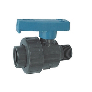 Valvola Plasson da 1 1/4 pollici con filettatura MF, corpo corto, connettore per irrigazione da giardino - Product Image 1