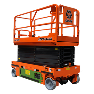Plateforme élévatrice à ciseaux FASITE Home Mini 13,8 m, autopropulsée, antidérapante, plateforme de travail en hauteur, certifiée CE ISO, plateformes élévatrices à ciseaux de sécurité pour la maison - Product Image 1