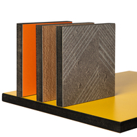 Panneau de fibres compactes DEBO E1 anti-rayures, première qualité, moderne, en mélamine, fibre de bois haute densité, surface texturée, imperméable et ignifuge