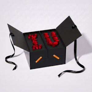 Caja de Regalo Plegable Tipo Concha para Flores, Hecha a Mano, de Lujo, Personalizada, para el Día de San Valentín o el Día de la Madre - Product Image 3