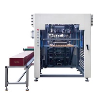 Machine automatique de fabrication de boîtes à chaussures en carton rigide ondulé à haute vitesse
