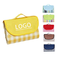 Couverture de plage de camping imperméable à l'eau portable, accessoires de plage pliables, tapis de plage de pique-nique imprimé