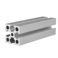 Fabricant de profilés en alliage d'aluminium 2020/3030/4040 industriels personnalisés Profilés en aluminium à fente 6063 T