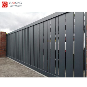 Passerelle personnalisée <span class=keywords><strong>portail</strong></span> d'entrée en aluminium personnalisable motif en <span class=keywords><strong>bois</strong></span> villa <span class=keywords><strong>portail</strong></span> <span class=keywords><strong>coulissant</strong></span> en aluminium - Product Image 5
