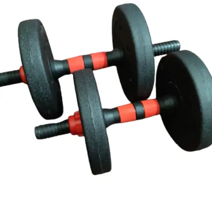 Kustom Murah Adjustable Dumbbell 10KG 20KG Gym Barbel Di Angkat Berat Dumbbell Set