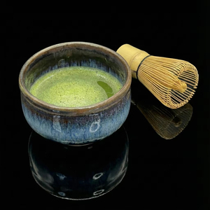 Bol à matcha en céramique unique, art Yohen, contraste visuel époustouflant, pour les cérémonies du thé - Product Image 2