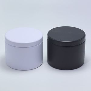 2oz 4oz 6oz 8oz 10oz 16oz Tin Cans for Candles with Lid Factory Custom Logo Tin <b>Box</b> Matte Black Containers <b>Metal</b> Candle Tins - Product Image 2