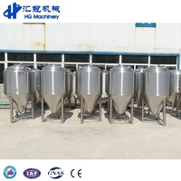 Bacs de Fermentation de Bière Haute Productivité 500L et Fermenteur avec Réservoir sous Pression et Pompe pour Micro-Bière