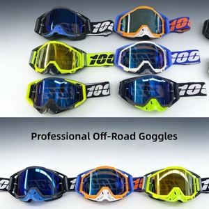Lunettes de <span class=keywords><strong>moto</strong></span>, lunettes de ski tout-terrain, lunettes de cyclisme à monture intégrale unisexe en PC pour activités de plein air et descente en pente % Off-Road - Product Image 4