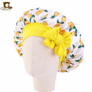 Buena calidad Juding Child Bow Color Tee Baby Cute Nightcap Turban Hats - Product Image 4