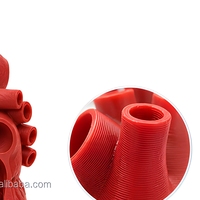 Modèle de cœur anatomique imprimé en 3D FDM en PLA pour la formation médicale, la recherche et le développement, l'éducation, prototype personnalisé OEM