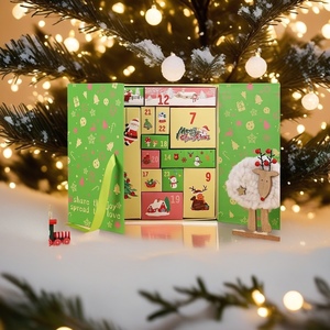 Kağıt kutuları ambalaj baskı lüks kör gizem kutusu noel hediye için Advent takvim kutusu - Product Image 1