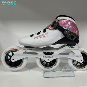 SeeMore Patins à <span class=keywords><strong>Roues</strong></span> Alignées Professionnels Adulte Homme <span class=keywords><strong>Femme</strong></span> Set Complet Fibre de Carbone Vitesse Patinage de Vitesse - Product Image 5