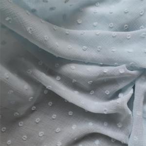 Stock 100% polyester froissé tissu mousseline à pois <span class=keywords><strong>suisse</strong></span> jupe robe foulard musulman - Product Image 4