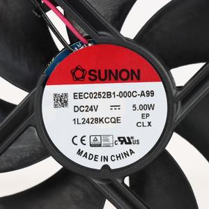 Ventilador Axial de Refrigeración para Gabinete Eléctrico SUNON EEC0252B1-000C-A99 120x120x25mm 24VDC 207mA 5.0W 3100RPM 108.2CFM con Rodamiento de Bolas - Product Image 6