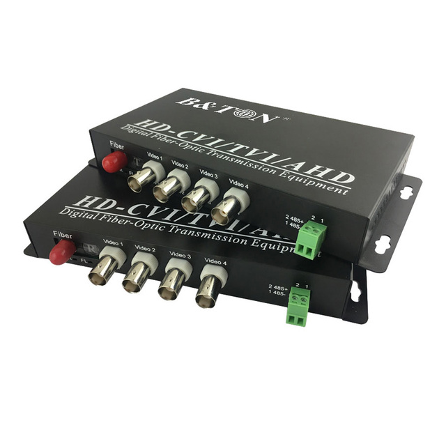 1080p 1/2/4/8/16ch Hd-cvi/tvi/ahd Digital Bnc Video Coaxial Fiber Optical Video Converter