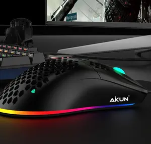 Neueste GX73RGB Programmierbare Optische Gaming Maus 7200DPI ,6 Makro Tasten, Wired USB mäuse verwenden für gamer