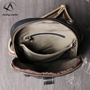 Sac bandoulière en cuir de vache véritable Andong pour homme, mode streetwear, décontracté, multifonctionnel, sac de voyage, sac à bandoulière, sac à main - Product Image 4
