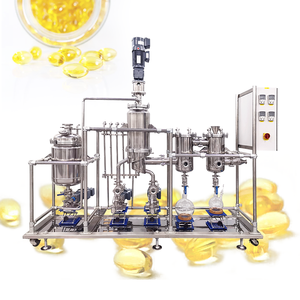 Unité de distillation moléculaire à film dégivré industrielle 1000 kg/h pour la concentration d'huile végétale, à économie d'énergie - Product Image 6