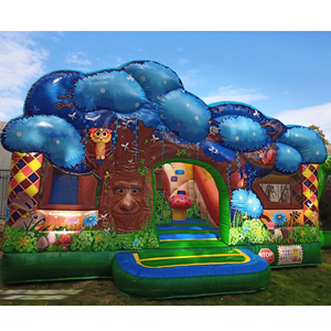 <span class=keywords><strong>Castillo</strong></span> Inflable <span class=keywords><strong>El</strong></span> Bosque <span class=keywords><strong>Encantado</strong></span> con Tobogán, Casa de Brinco Inflable Comercial para Niños, Brincolín Inflable para Fiestas - Product Image 6