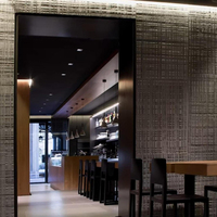 Vente en gros de carreaux de mur intérieur flexibles à grand panneau en pierre tendre au design moderne pour scier des panneaux de bois Revêtement mural pour hôtels