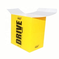 Boîtes d'emballage en carton en papier d'aluminium violet, estampage écologique personnalisé, vente en gros