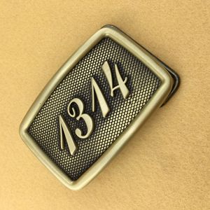 Boucle de ceinture en laiton massif brossé, 10-40mm, largeur intérieure, personnalisé, de luxe, avec lettres de nom, <span class=keywords><strong>1314</strong></span> <span class=keywords><strong>520</strong></span> western - Product Image 3